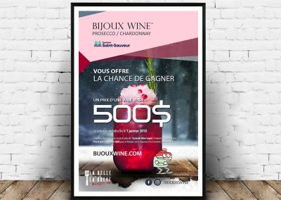 Poster Bijoux Wine