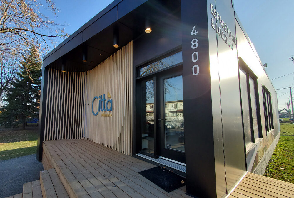 Città Condos | Habillage Bureau des Ventes