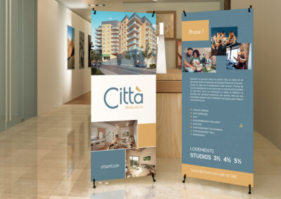 Città Condos | Pub flyer et rollup