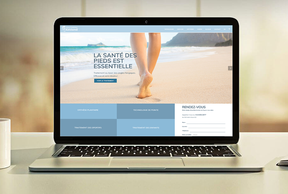 Podiatrie Kirkland | Design web