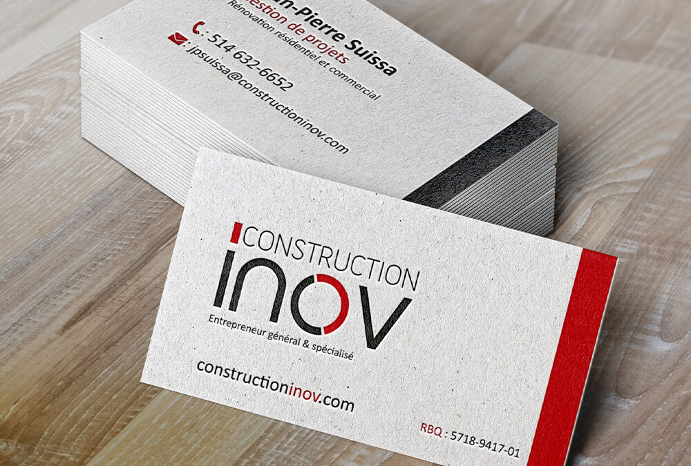 Construction Inov | Carte d&rsquo;Affaires