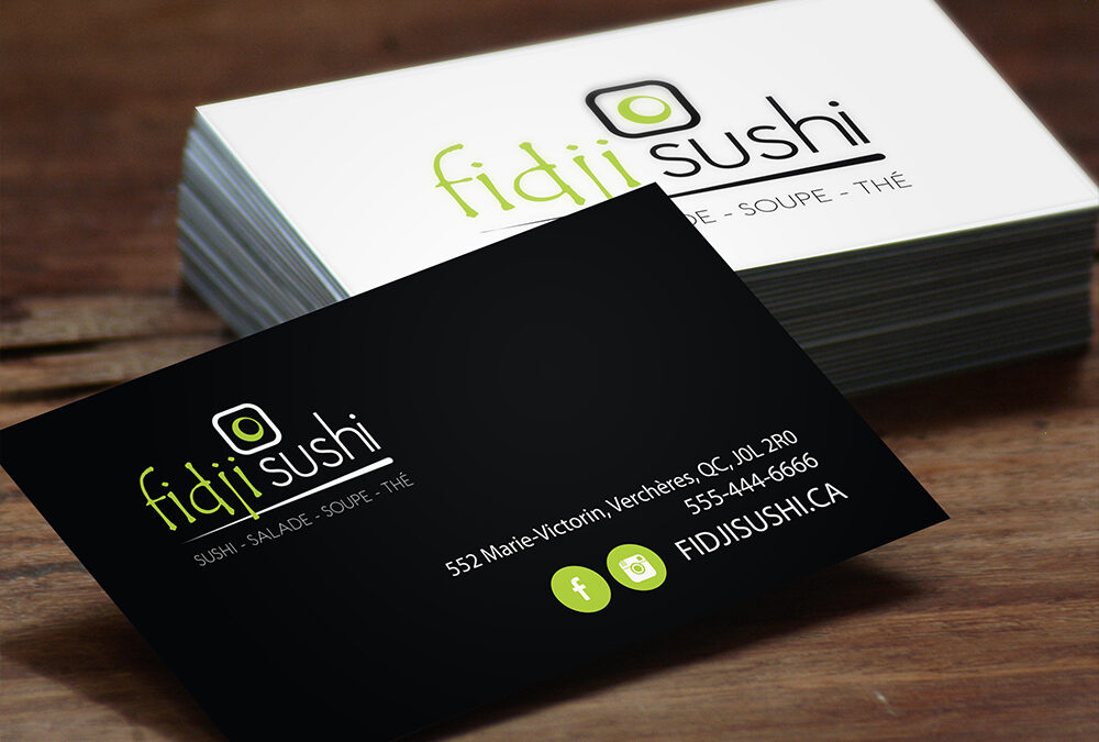 Fidji Sushi | Carte d&rsquo;affaires