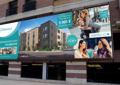 Condos Lespérance | Affichage grand format