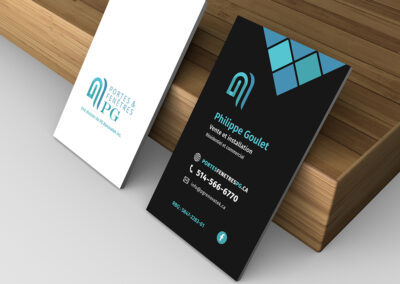 PG Portes et Fenêtres | Carte d&rsquo;affaires