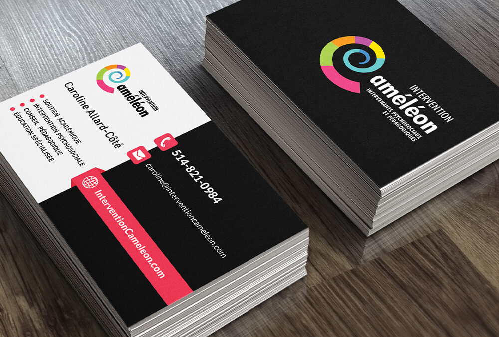 Intervention Caméléon | Carte d&rsquo;affaires 1